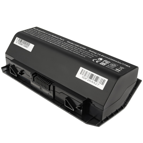 Батарея для ноутбука ASUS A42-G750 (G750JS, G750JW, G750JH, G750JM, G750JS, G750JZ) 15V 5200mAh Black (LG/ Samsung/ Sanyo)