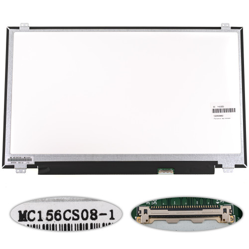 Матриця 15.6 MC156CS08-1 (1920*1080, 30pin(eDP, 250cd/m2, 85/85/85/85(кути), IPS), LED, SLIM(вертикальні вушки), матова, роз'єм праворуч знизу) для ноутбука
