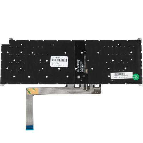 Клавиатура для ноутбука ACER (SFG16-71) rus, black, без фрейма, подсветка клавиш
