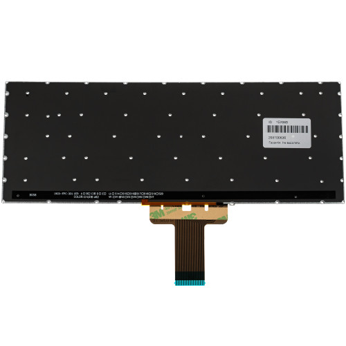 Клавіатура для ноутбука ASUS (X421 series) rus, black, без фрейма, підсвічування клавіш (yellow Enter)