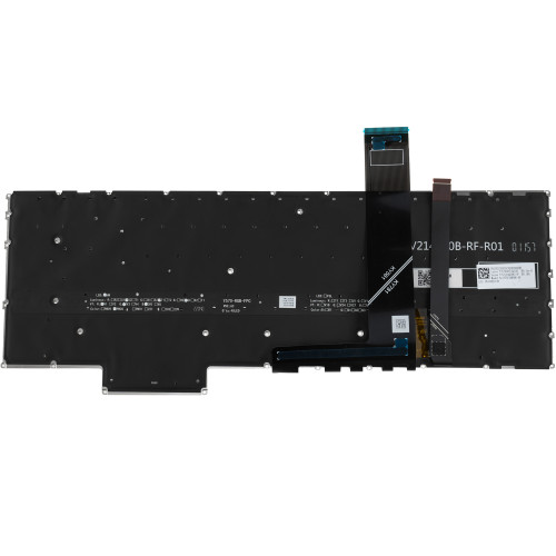 Клавіатура для ноутбука LENOVO (Legion: 5-15 series), rus, black, без фрейма, підсвічування клавіш (RGB) (copilot)