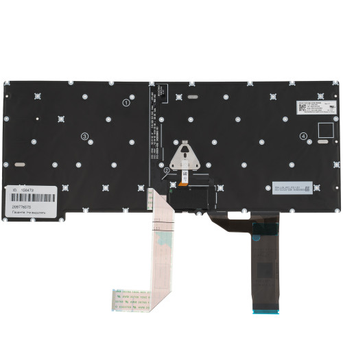 Клавиатура для ноутбука LENOVO (ThinkPad: L13 Gen 6) rus, black, подсветка клавиш (copilot)