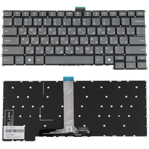 Клавиатура для ноутбука LENOVO (ThinkBook 14 G6 series) rus, black, без фрейма (copilot)