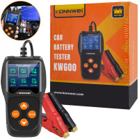 Тестер аккумуляторных батарей Konnwei KW600 12v, black