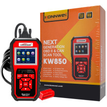 Универсальный автомобильный сканер Konnwei KW850, black/red