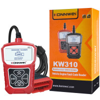 Универсальный автомобильный сканер Konnwei KW310, red