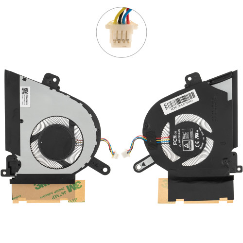 Оригинальный вентилятор для ноутбука ASUS TUF Dash F15 FX516PC (CPU FAN), 5V