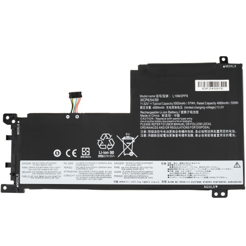 Батарея для ноутбуку LENOVO L19C3PF5 (IdeaPad 5 15IIL05) 11.52V 3900mAh Black