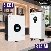 Комплект автономного енергоживлення: Felicity IVEM6048-II 48В 6 кВт+ Felicity FLA48314-EU 51.2V 314Ah