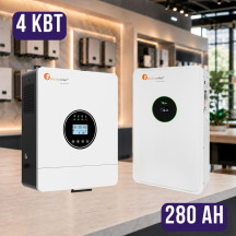 Комплект автономного енергоживлення: Felicity IVEM4024-II 24В 4 кВт+ Felicity FLA24280 25.6V 280Ah