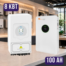 Комплект автономного енергоживлення: Deye SUN-8K-SG05LP1-EU-AM2-P 8 кВт 48 В+ Felicity FLA48100 51.2V 100Ah