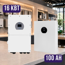Комплект автономного енергоживлення: Deye SUN-16K-SG01LP1-EU-AM3-P WiFi 48 В 16 кВт+ DEYE SE-F5 Pro-C 51.2V 100 Аh