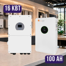 Комплект автономного енергоживлення: Deye SUN-16K-SG01LP1-EU-AM3-P WiFi 48 В 16 кВт+ Felicity FLA48100 51.2V 100Ah