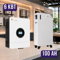 Комплект автономного энергопитания: Felicity IVEM6048-II 48В 6 кВт+ Felicity FLB48314TG1-H 51.2V 314Ah, с подогревом