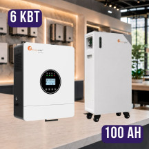 Комплект автономного енергоживлення: Felicity IVEM6048-II 48В 6 кВт+ Felicity FLB48314TG1-H 51.2V 314Ah, з підігрівом