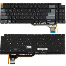 Клавиатура для ноутбука ASUS (M3500 series), rus, silver, без фрейма, подсветка клавиш