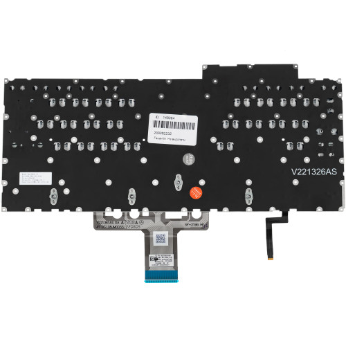 Клавиатура для ноутбука ASUS (GV302 series) rus, black, без фрейма, подсветка клавиш