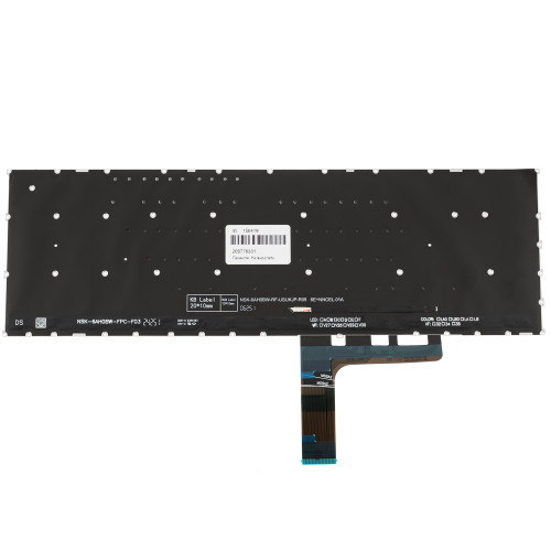 Клавиатура для ноутбука LENOVO (IdeaPad Slim: 3 16AHP10 series) ukr, black, без фрейма, подсветка клавиш (copilot)