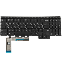 Клавіатура для ноутбука LENOVO (Legion Pro: 5-16IAH10 series), ukr, black, без кадру, підсвічування клавіш (RGB)