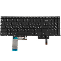 Клавіатура для ноутбука LENOVO (LOQ 15IAX9 series), ukr, onyx black, без фрейма, підсвітка клавіш (RGB) (copilot)