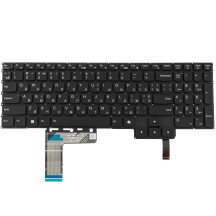 Клавиатура для ноутбука LENOVO (Legion: 5-16 series), ukr, black, без фрейма, подсветка клавиш (RGB)