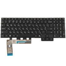 Клавіатура для ноутбука LENOVO (Legion: 5-16IAX10 series), ukr, black, без фрейма, підсвічування клавіш (RGB