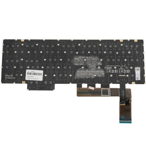 Клавиатура для ноутбука LENOVO (Legion: 5-16IAX10 series), ukr, black, без фрейма, подсветка клавиш (RGB