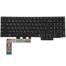 Клавіатура для ноутбука LENOVO (Legion Pro 7 16 series), rus, black, без фрейма, підсвічування клавіш (RGB) (copilot)