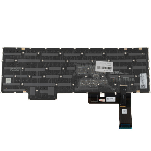 Клавиатура для ноутбука LENOVO (Legion Pro 7 16 series), ukr, black, без фрейма, подсветка клавиш (RGB Per key) (copilot)