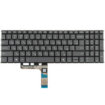 Клавіатура для ноутбука LENOVO (IdeaPad: 3-15, 3-17 series) ukr, black, без кадру, підсвічування клавіш (copilot)