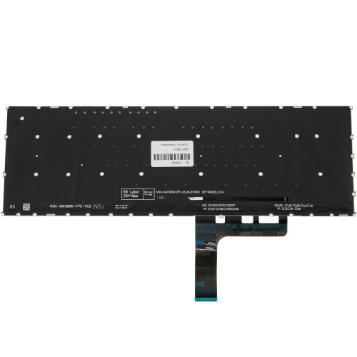Клавиатура для ноутбука LENOVO (IdeaPad: 3-15, 3-17 series) ukr, black, без фрейма, подсветка клавиш (copilot)