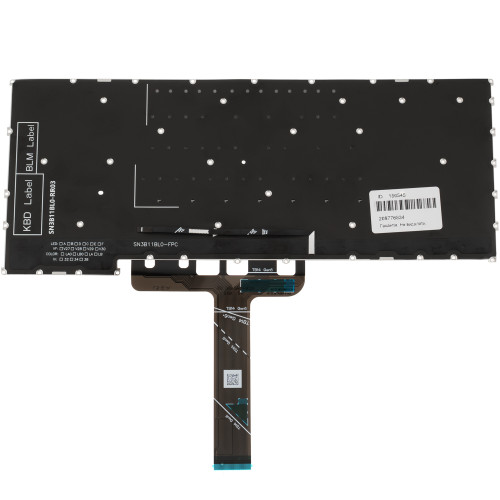 Клавиатура для ноутбука LENOVO (ThinkBook 14 G6 series) ukr, black, без фрейма, подсветка клавиш (copilot)