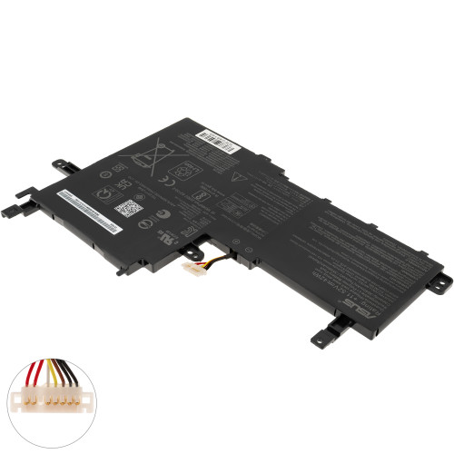 Сервісний оригінал - батарея для ноутбука ASUS C31N1842 (VivoBook S15 S531FL) 11.52V 3640mAh 42Wh Black (0B200-03440200)