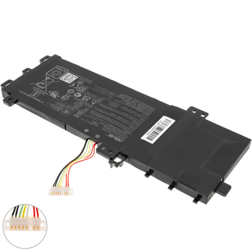 Сервісний оригінал - батарея для ноутбука ASUS C21N1818-1 (X412FA, X512FA, X412UB, X512FJ, X512FL) 7.7V 4850 mAh 37Wh Black (0B200-03190800)