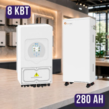 Комплект автономного енергоживлення: Deye SUN-8K-SG05LP1-EU-AM2-P 8 кВт 48 В+ Felicity FLA48280 51.2V 280Ah