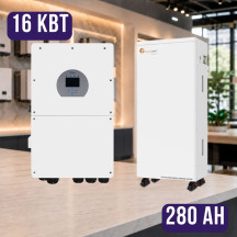 Комплект автономного енергоживлення: Deye SUN-16K-SG01LP1-EU-AM3-P WiFi 48 В 16 кВт+ Felicity FLA48280 51.2V 280Ah