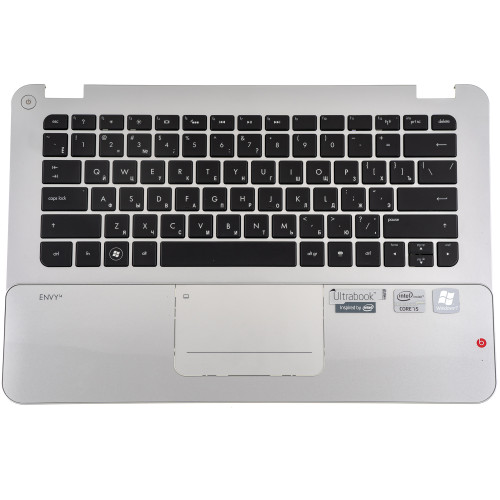 Б.У Верхня кришка для ноутбука  HP ( ENVY 14-3000), silver