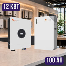 Комплект автономного енергоживлення: Felicity IVEM12048-II 12 кВт 48 В + Felicity FLB48100WG1-H 51.2V 100Ah, з підігрівом