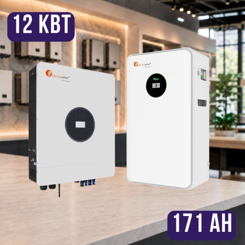 Комплект автономного енергоживлення: Felicity IVEM12048-II 12 кВт 48 В + Felicity FLA48171 51.2V 171Ah LiFePO4