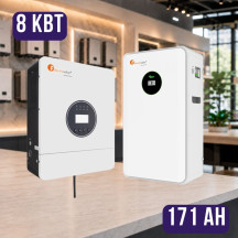 Комплект автономного енергоживлення: Felicity IVEM8048-II 8 кВт 48 В+ Felicity FLA48171 51.2V 171Ah LiFePO4