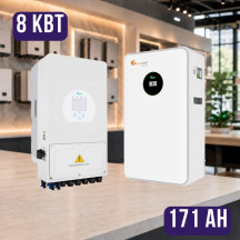 Комплект автономного енергоживлення: Deye SUN-8K-SG05LP1-EU-AM2-P 8 кВт 48 В + Felicity FLA48171 51.2V 171Ah LiFePO4