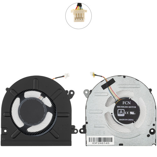 Оригинальный вентилятор для ноутбука HP (Pavilion: 16-AB, 16T-AB) 5V, GPU