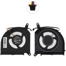 Оригінальний вентилятор для ноутбуку GIGABYTE (AERO 15 15G 15P) CPU, 12V (10мм)