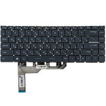 Клавіатура для ноутбука MSI (Modern A11) rus, silver, підсвічування клавіш