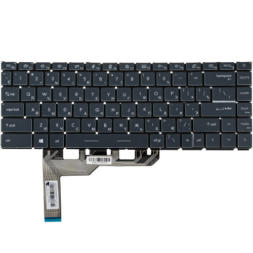 Клавиатура для ноутбука MSI (Modern A11) rus, silver,  подсветка клавиш