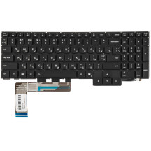 Клавіатура для ноутбука LENOVO (Legion: 5-16IAX10 series), ukr, black, без фрейма, підсвічування клавіш