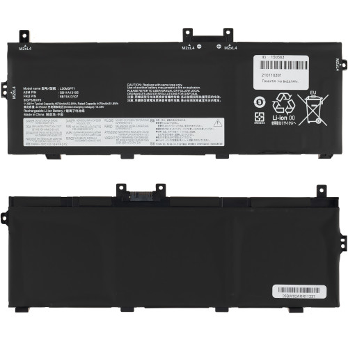 Батарея для ноутбуку Lenovo L20L3P71 (ThinkPad: X13 Yoga G2) 11.58V 4560mAh Black