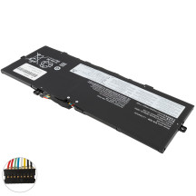 Батарея для ноутбука Lenovo L21M4PD0 (ThinkBook: 13s G4 ARB, 13s G4 IAP) 15.52V 3608mAh Black