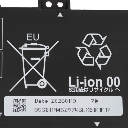 Сервісний оригінал -батарея для ноутбука LENOVO L23D3PF0 (IdeaPad Slim 3 15AMN8) 11.31V 4156mAh 47Wh Black (5B11N45315)