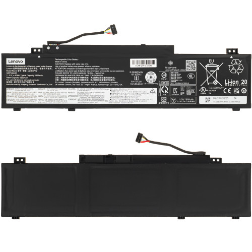 Сервісний оригінал - батарея для ноутбуку Lenovo L24D3PK2 (IdeaPad Slim 3: 14-AHPG10, 15-IRH10R) 11.31V 5306mAh 60Wh Black (5B11Q02032)